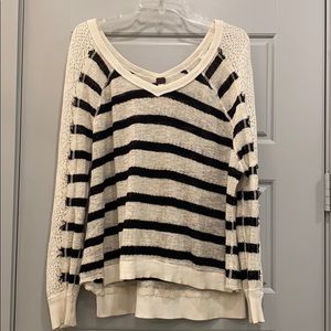 Free People Striped Summer Sweater